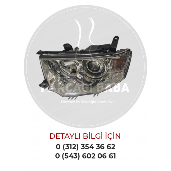 Mitsubishi L200 CR 11-> Mercekli Motoru Üzerinde Sol Far