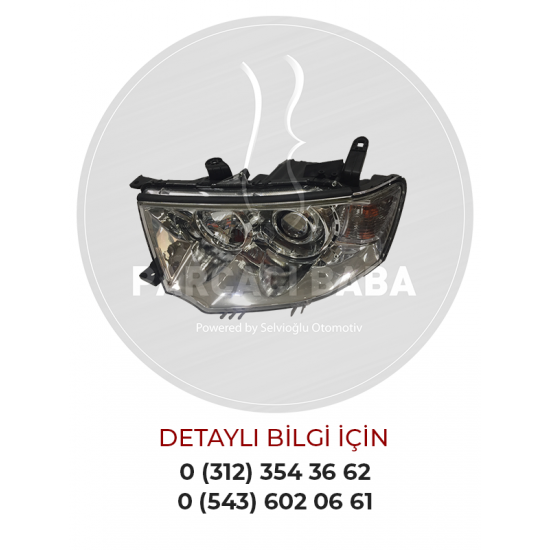 Mitsubishi L200 CR 11-> Mercekli Motoru Üzerinde Sol Far