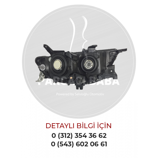 Mitsubishi L200 CR 11-> Mercekli Motoru Üzerinde Sol Far