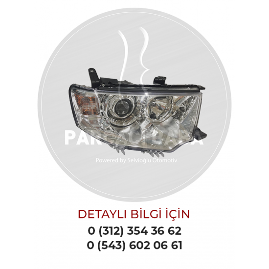 Mitsubishi L200 CR 11-> Mercekli Motoru Üzerinde Sağ Far