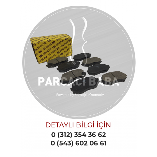 Mitsubishi Canter Euro 4 711 / 730 Ön Fren Disk Balatası (8 Parça)
