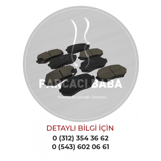 Mitsubishi Canter Euro 4 711 / 730 Ön Fren Disk Balatası (8 Parça)