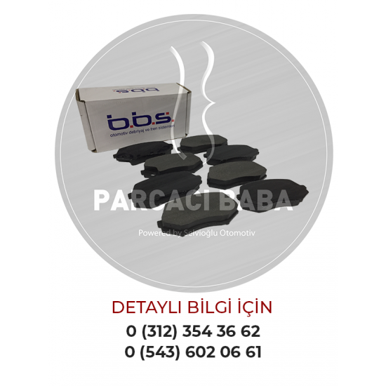 Mitsubishi Canter Euro 4 711 / 730 Ön Fren Disk Balatası (8 Parça)