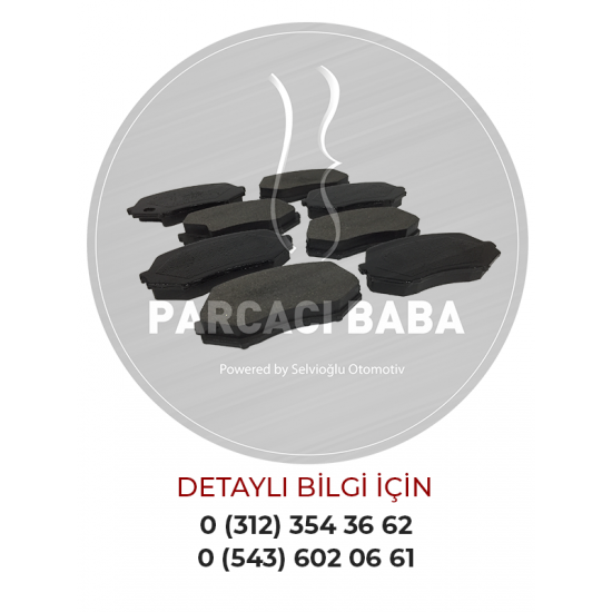 Mitsubishi Canter Euro 4 711 / 730 Ön Fren Disk Balatası (8 Parça)