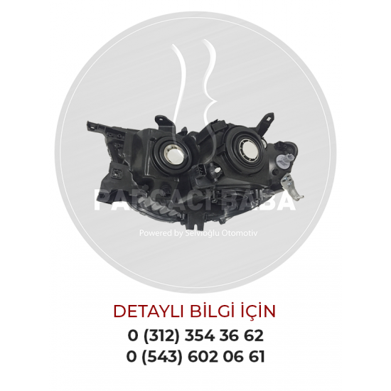 Mitsubishi L200 CR 11-> Mercekli Motoru Üzerinde Sağ Far