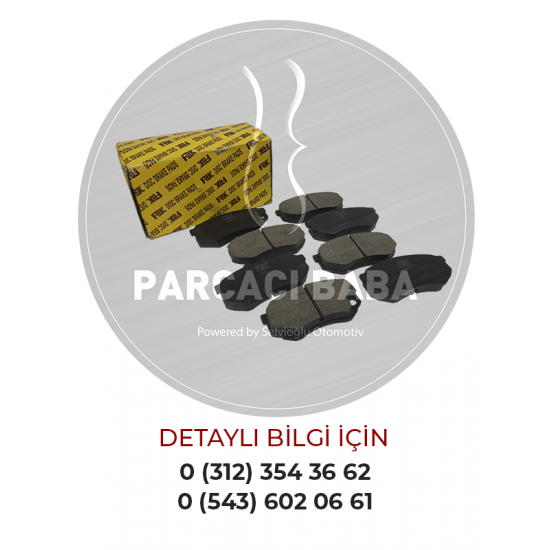 Mitsubishi Canter 511 Ön Fren Disk Balatası (8 Parça)