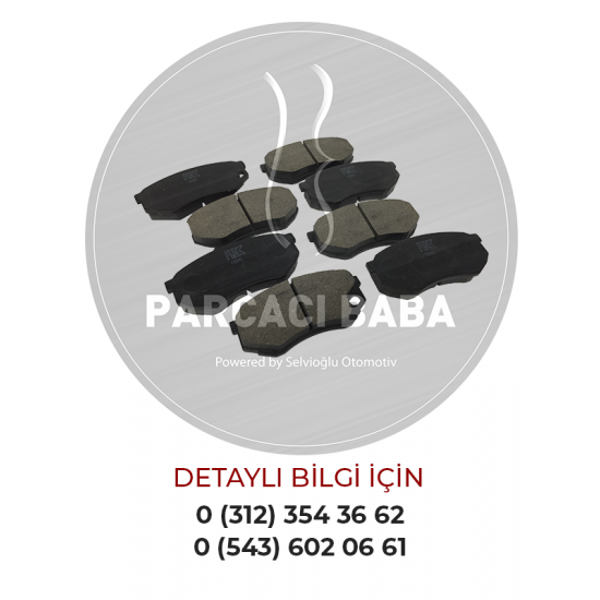 Mitsubishi Canter 511 Ön Fren Disk Balatası (8 Parça)