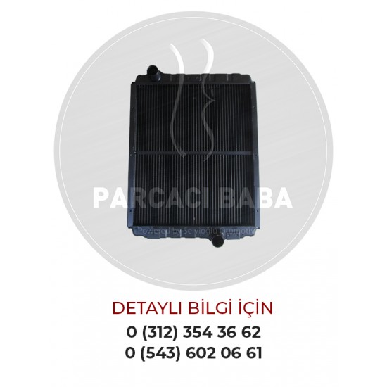Mitsubishi Canter 511 / 515 / 519 550x475x33 2 Sıra Zigzag Radyatör Komple ( Bakır )