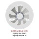 Isuzu NPR66 / Mitsubishi Canter 659/511 – H100 Vantilatör Fan Pervanesi (8 Kanat)