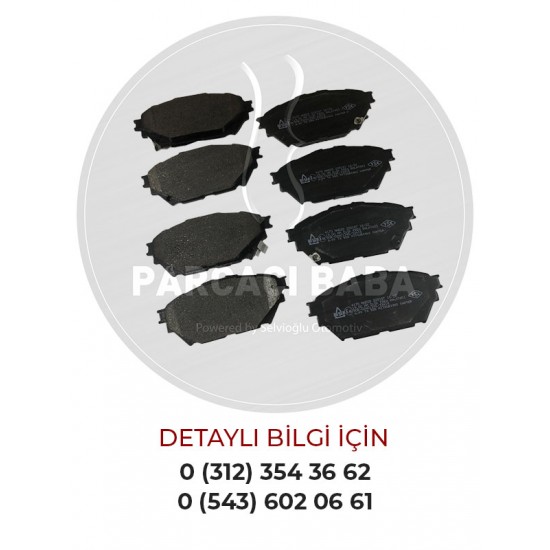 Fuso Canter Euro 5 Ön / Arka Fren Disk Balatası